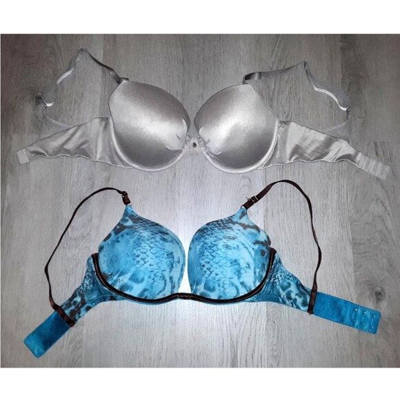Lot of Victoria's Secret Bras Size 34D Very Sexy Push Up Bra Lightly Lined Demi - Picture 4 of 6